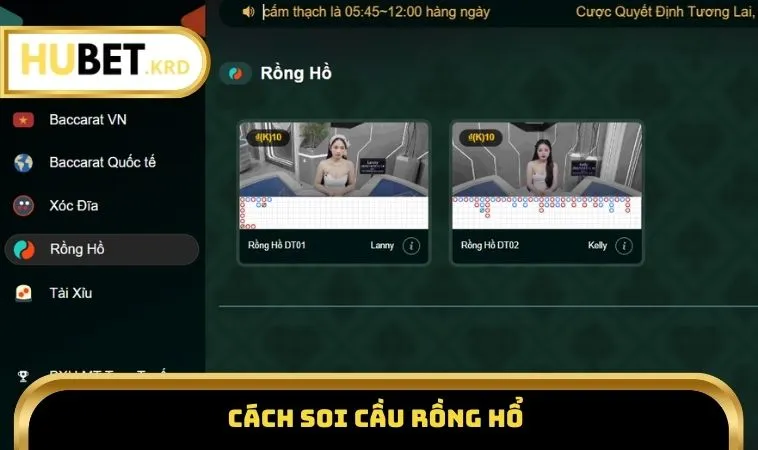 Cách soi cầu Rồng Hổ