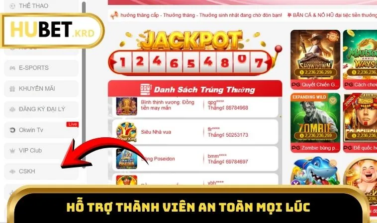 Home 22 Hỗ trợ thành viên an toàn mọi lúc
