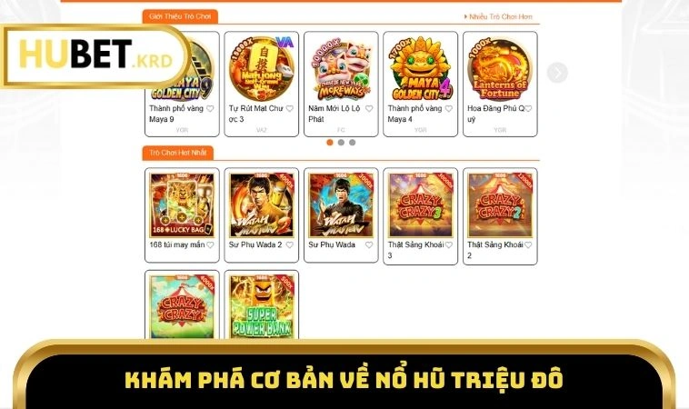 Nổ Hũ Triệu Đô - Cú Xoay Đổi Vận Chỉ Trong Vài Giây 1 Khám phá cơ bản về nổ hũ triệu đô